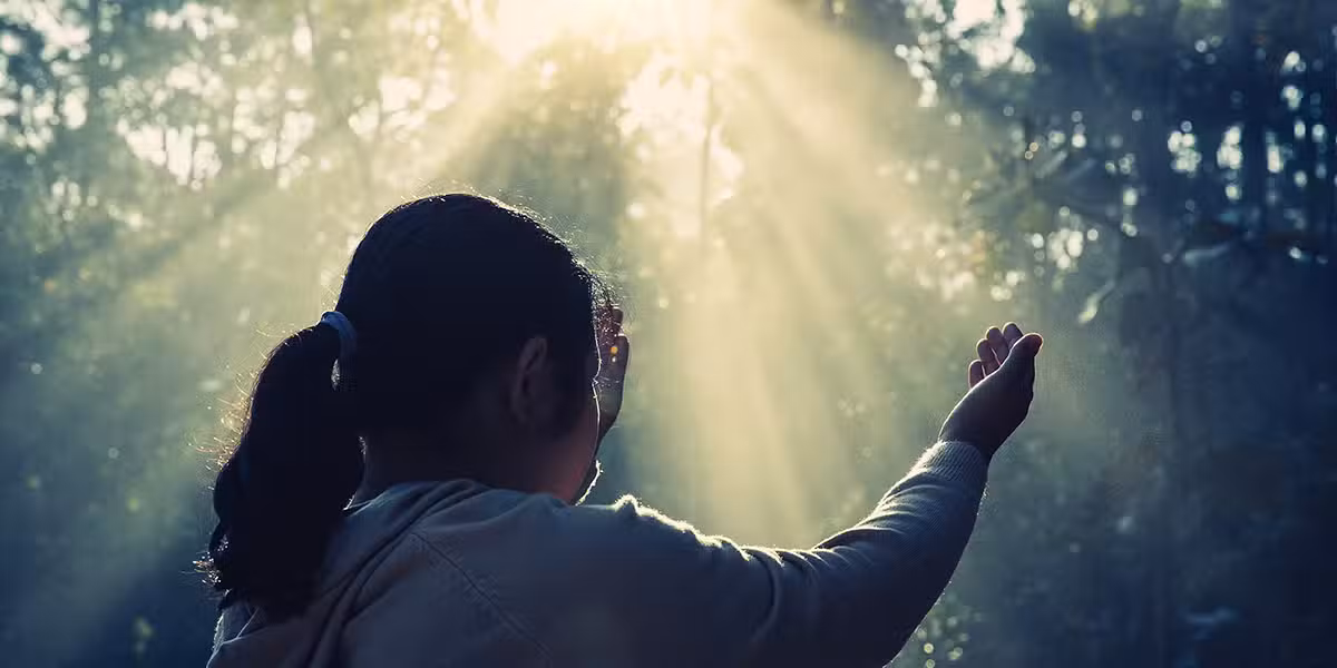 woman and sunlight