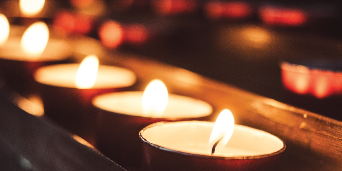 candles at church