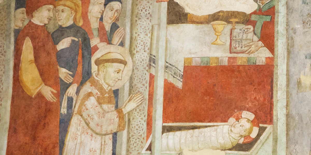 Image depicting Saint Francis and the Christ Child.