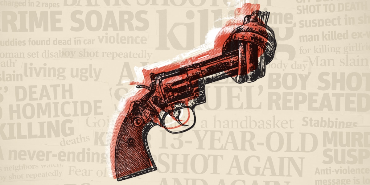 Illustration of a gun