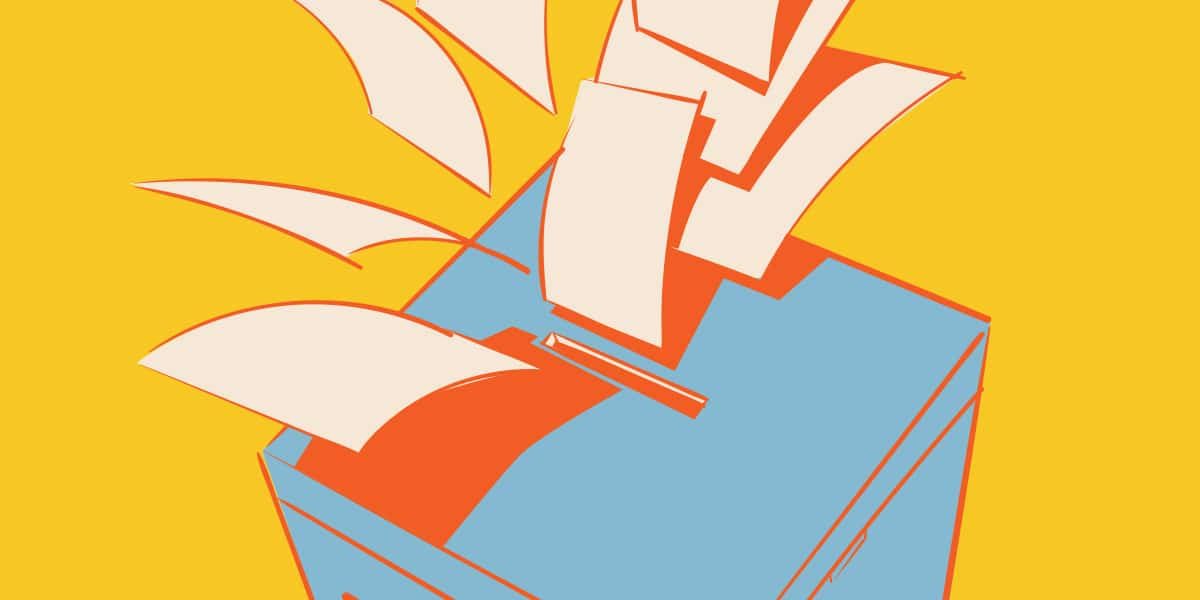 illustration of ballots