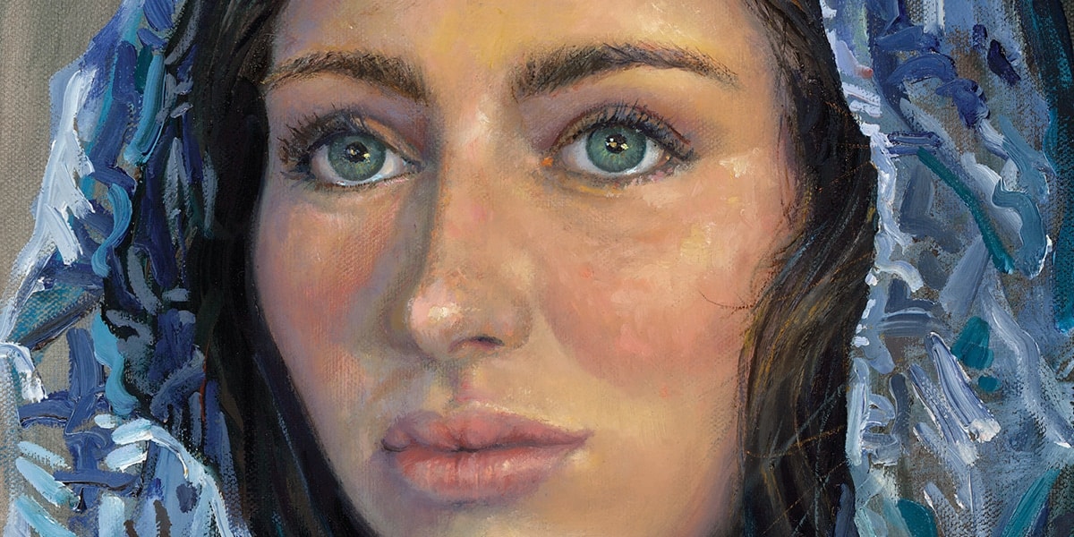 Mother Mary painting by Holly Schapker