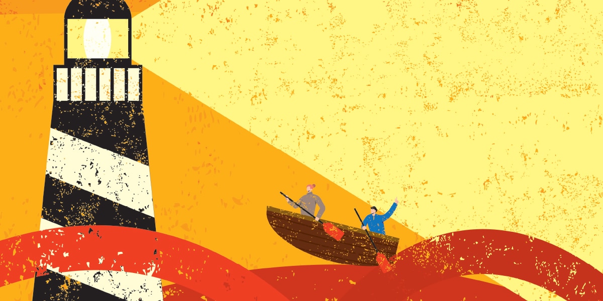 Sailboat on the water