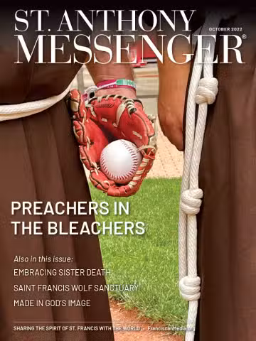 St. Anthony Messenger featuring Casey Cole, OFM