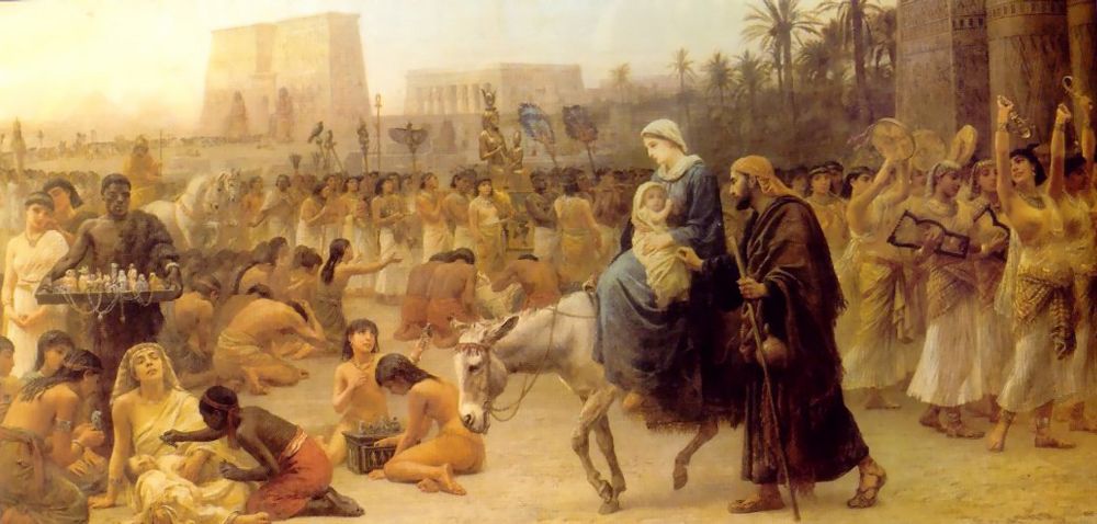 holy family fleeing egypt