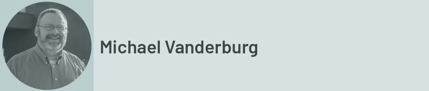 Image and graphic of Michael Vanderburg